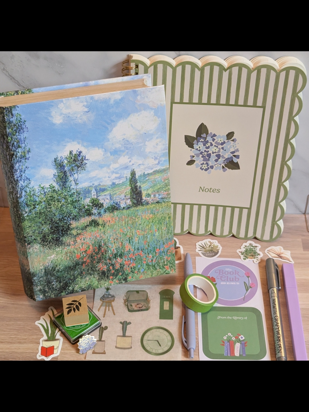 Monet Inspired Stationary Bundle